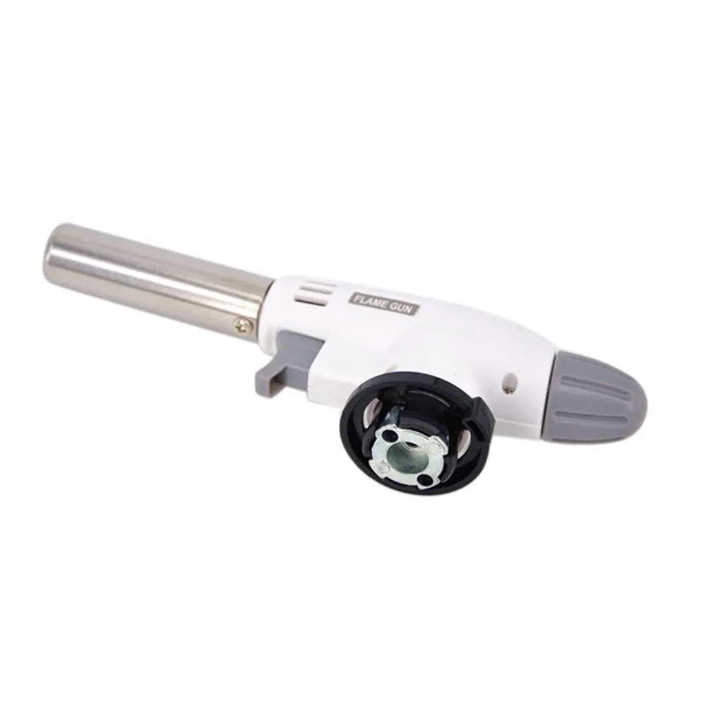 Camping  Barbecue Gas Torch Welding Lighter Butane Gas Burner Flame Metal Flame Gun Lighter Outdoor