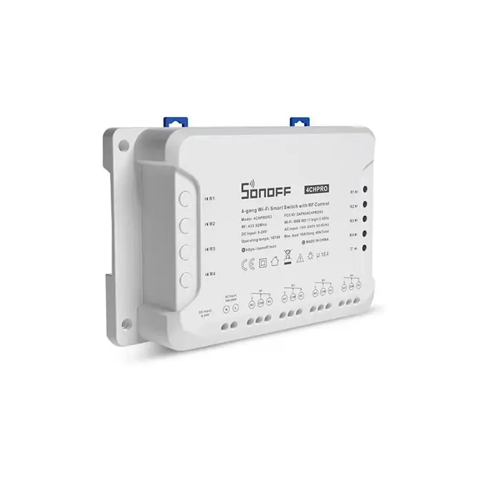 Sonoff 4CH Pro R3 переключатель 433 МГц RF Интеллектуальный беспроводной модуль переключателя для автоматизации умного