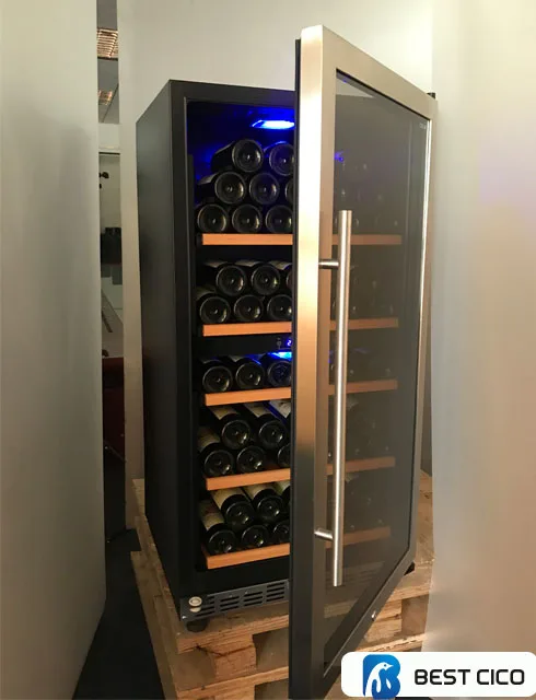 1.2M Height compressor wine cooler  luxury design wine refrigerator wine Chilling fridge SF-72D1