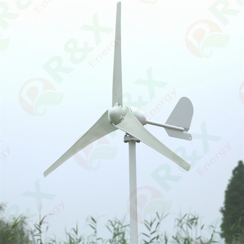 500W 600W 800W 1000W Small Home Wind Turbine Generator Portable Wind Generator For Boat Corrosion Resistance