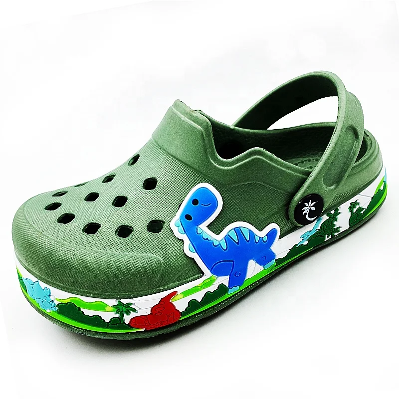 2021 Китай, оптовая продажа, оригинальная фабрика, детские сабо для мальчиков и девочек из ЭВА, сандалии с мультяшным рисунком, дышащая детская садовая обувь