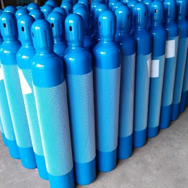 40L seamless oxygen cylinder O2 industrial oxygen tank