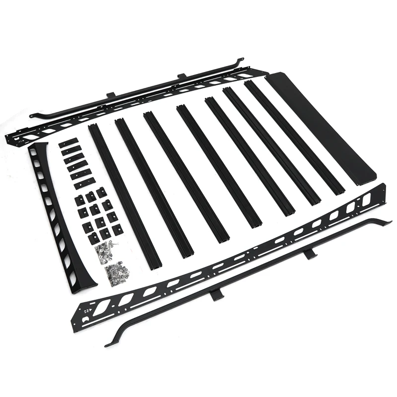 Alluminum Roof Rack Basket dedicate bracket 4x4 accessories fit for Toyota Rav4 2011 2012 2013 2014 2015 2016 2017 2019 2020