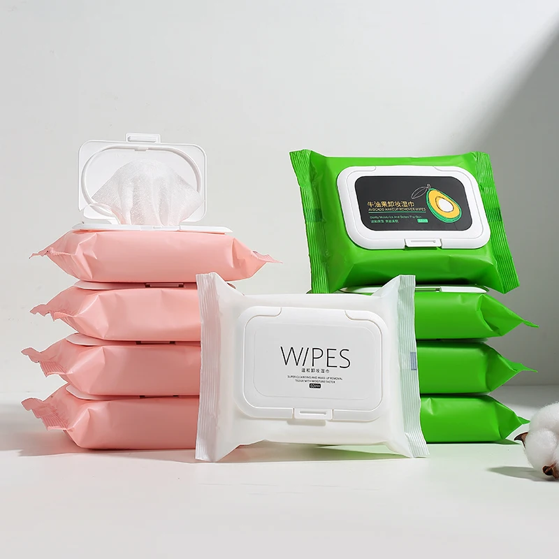 60 шт. влажные салфетки для удаления макияжа UEN069-71