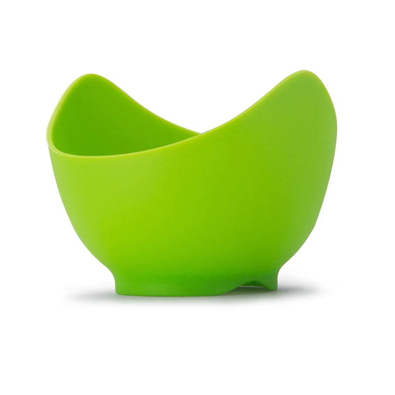 LK Food Grade Non Stick Reusable Colorful Silicone Egg Poacher With Stand For Kitchen Cooking Tool