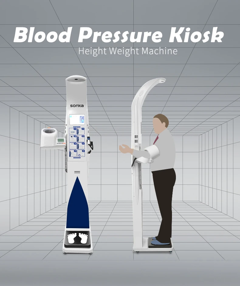 Sonka Medical Automatic Measuring Machine Bmi With Height Fat Analyzer In Body Composition Scale