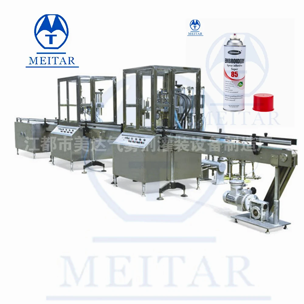 Заводская цена, автоматическая машина для наполнения аэрозольными красками