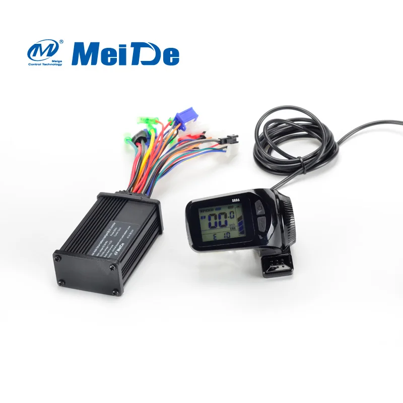 
BLDC motor controller and color screen lcd display set for electric scooter 