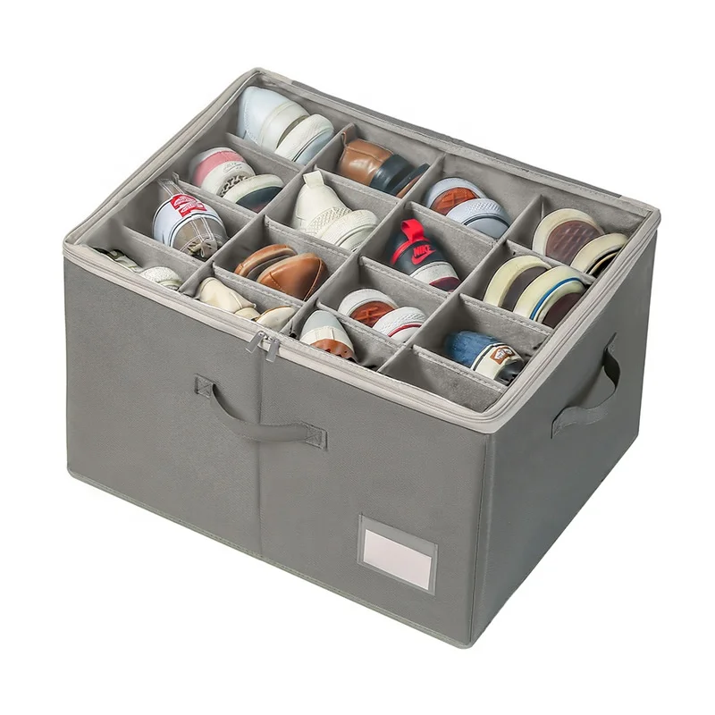 wholesale price Shoe Box Multi-functional Storage Shoe Box Shoe Organizer Transparent Foldable Storage Box