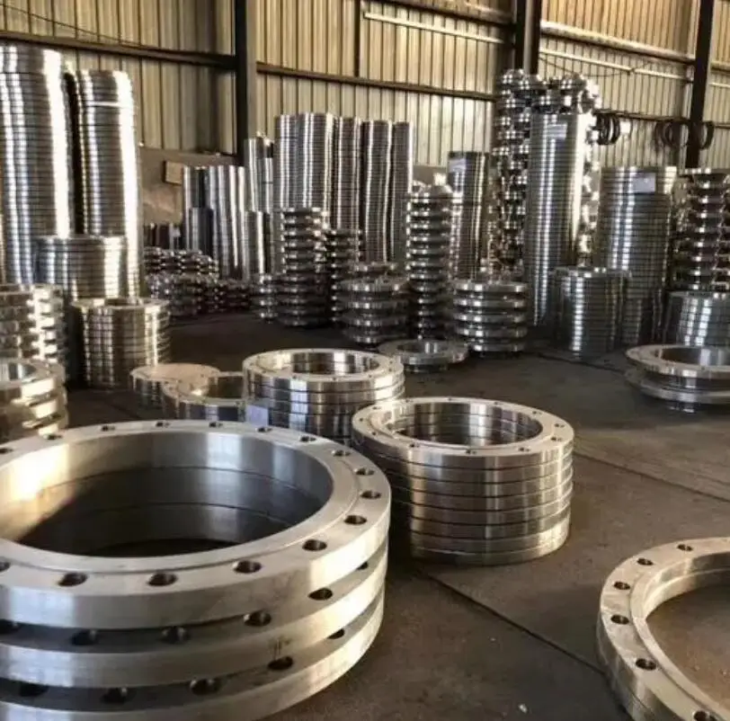Plate Flange Pipe Fitting Pipe Fittings Flanges ASME 304 316 321  WCB Stainless Steel  Iron DIN ASMI Material