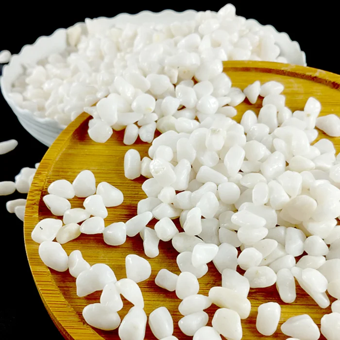 Natural White Quartz Pebble With Different Size