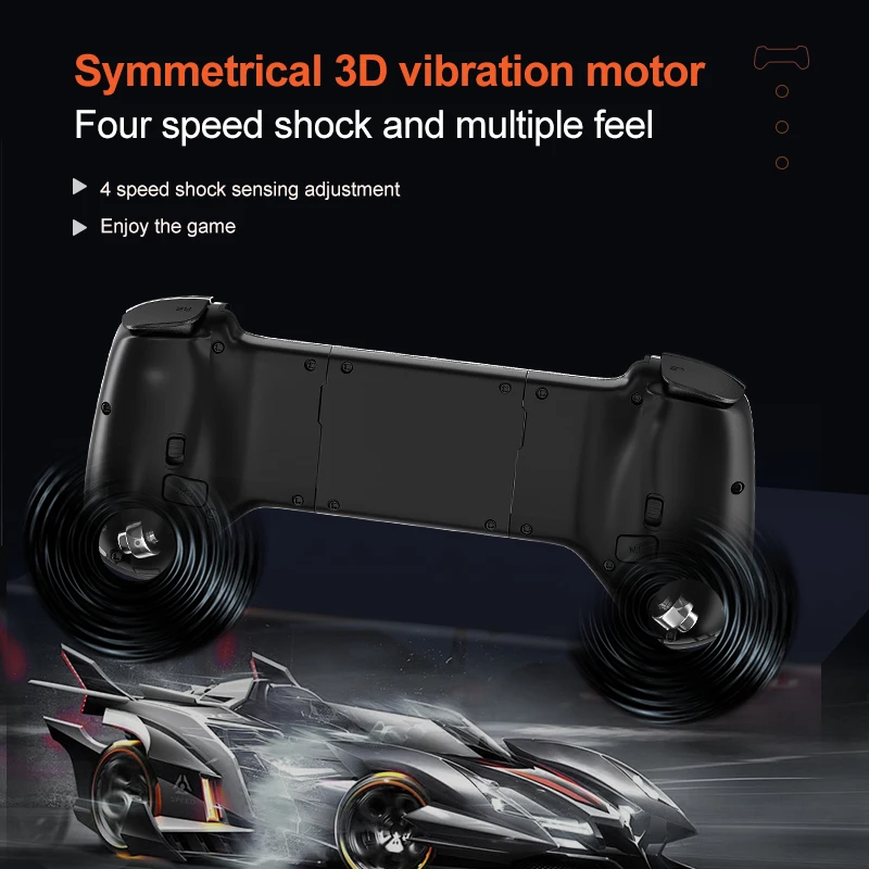 JK03 беспроводной мобильный геймпад Android iOS HarmonyOS переключатель-джойстик контроллер совместимый PS4 PC Pubg Switch Pro BT