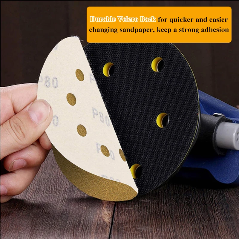 Ao Zhong Factory Sanding Discs Aluminum Oxide Flocked Sandpaper Sheets for Grinding Metal Parts