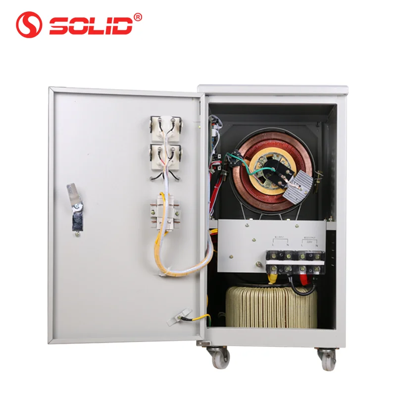Однофазный автоматический стабилизатор напряжения серводвигателя типа SOLID 15KVA 15000 Вт 15KW