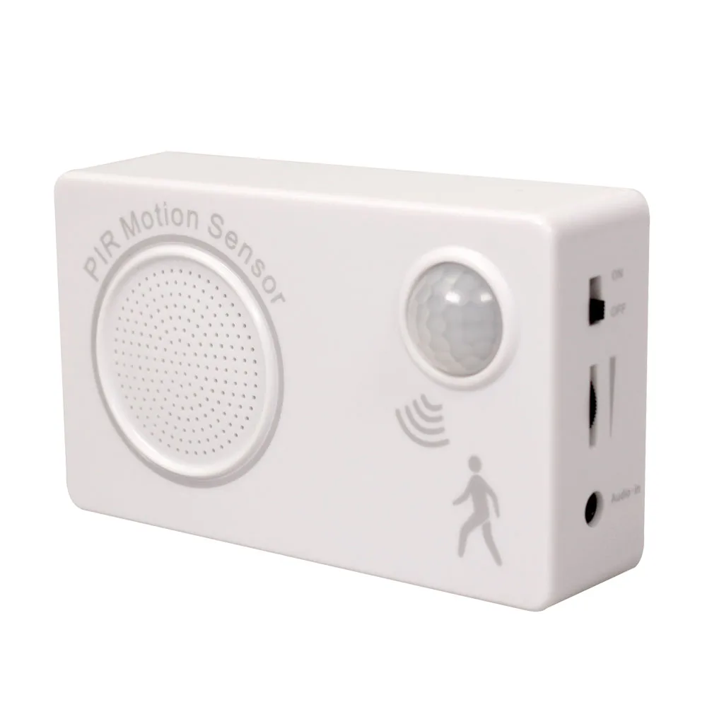 COVER Pir Motion Sensor, Motion Activated Sound Device, Mini Infrared Motion Sensor Sound Box Speaker