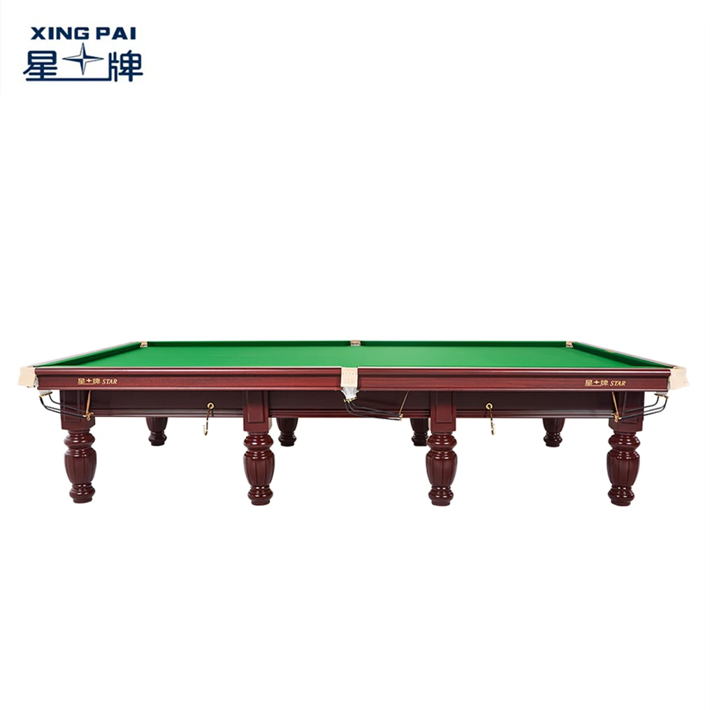 Star XING PAI XW107-12S Dark Brown Snooker Billiard Table 12ft