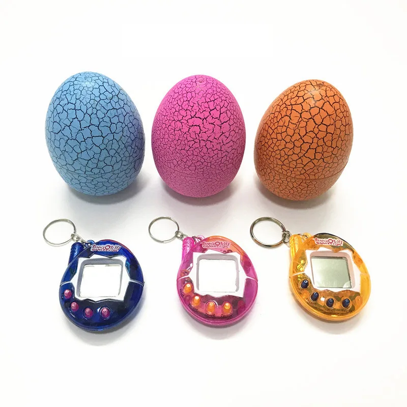 Multi-colors Dinosaur Egg Digital Pet Game Toy Tamagotchis Digital Electronic E-Pet Christmas Gift Pet Game