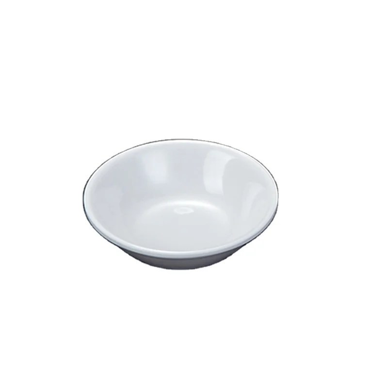 Factory Sale White Melamine plastic Wholesale sauce dishes