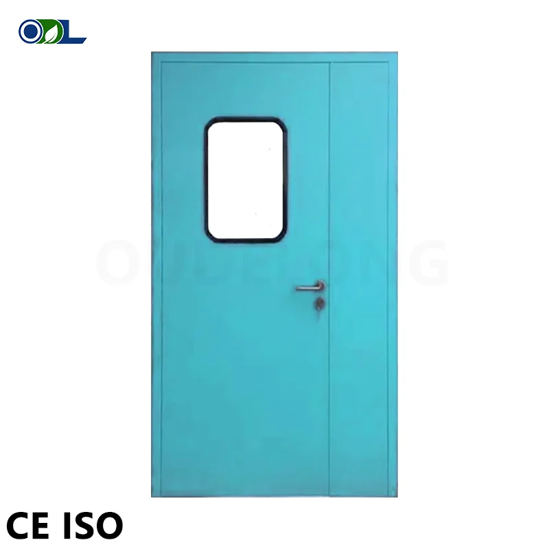 Good Quality Sophisticated Technology Clean Room Swing Hospital Purification Steel Door