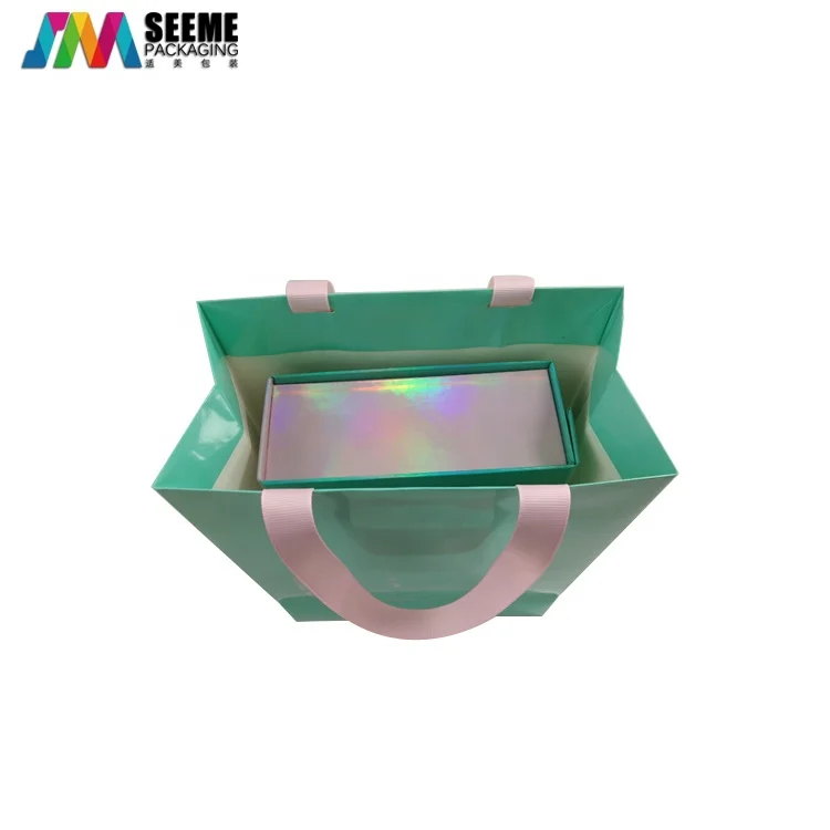 factory Luxury custom logo shoes men dresses women hand bags flat paper customized color design shopping paper bag