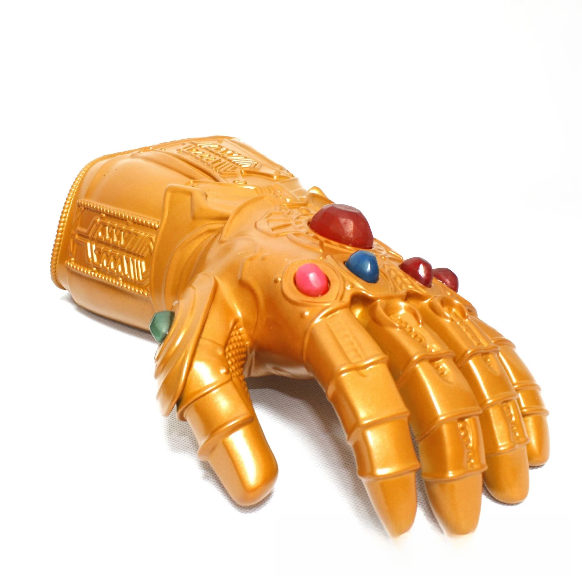 1pc Infinity Gauntlet LED Light Thanos Gloves Halloween Cosplay Superhero Weapon Prop Adult Costume Party Avengers Festival Gift