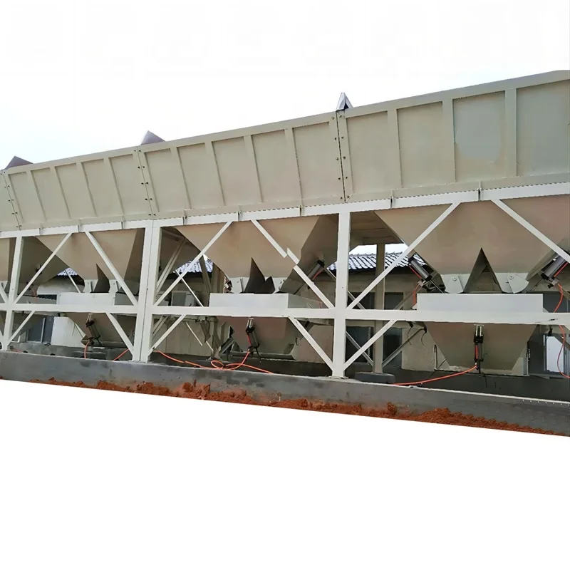 PLD1200 Four Hopper Type Concrete Batching Plant Used for Block Making Production Line PLD 2400 Liter