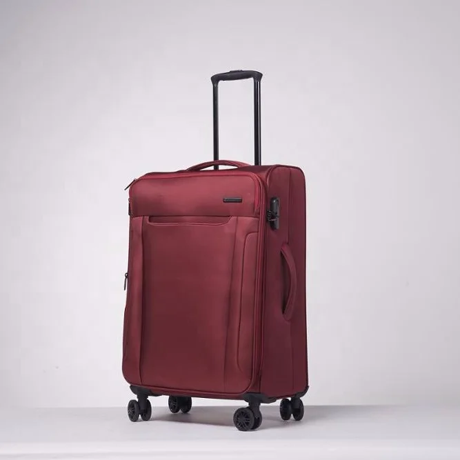 soft luggage set 5PCS family series light weight luggage polyester durable soft luggage cheap with BSCI certificate