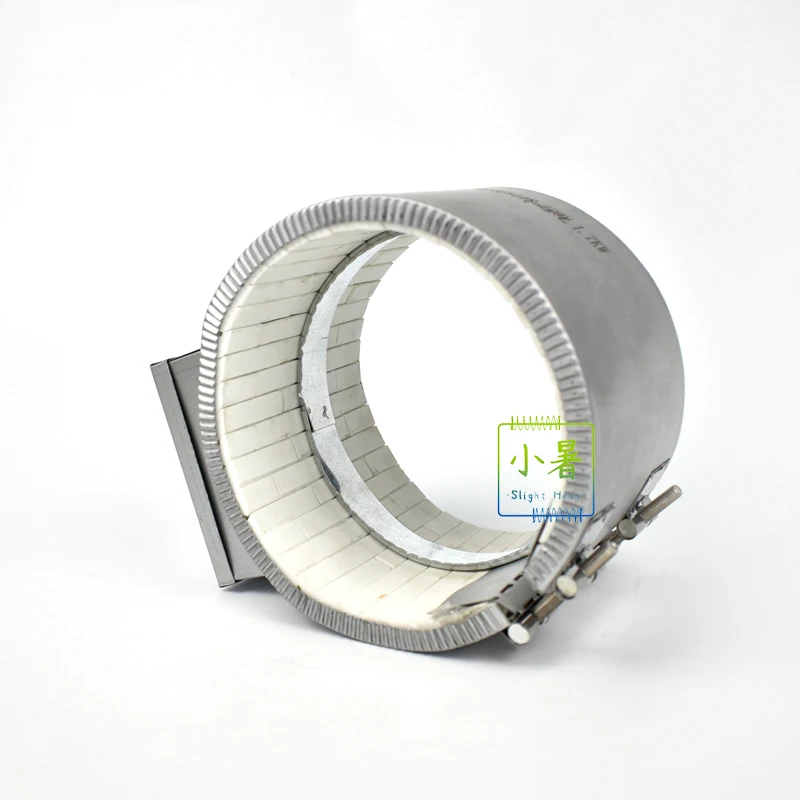 Slight heat energy-saving heating ring customized ceramic infrared band heater for plastics injection molding