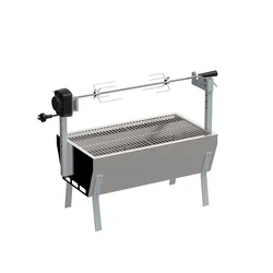 New Listing Portable Hog Lamb Rotisserie Spit Roaster Barbecue Charcoal Grill