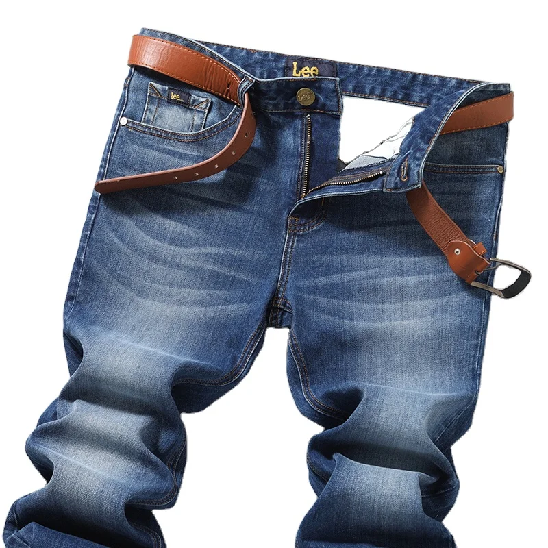 Хорошее качество, хорошая синяя цена, дешевые мужские джинсы, прямые повседневные мужские джинсовые брюки, модные стильные мужские джинсы, брюки