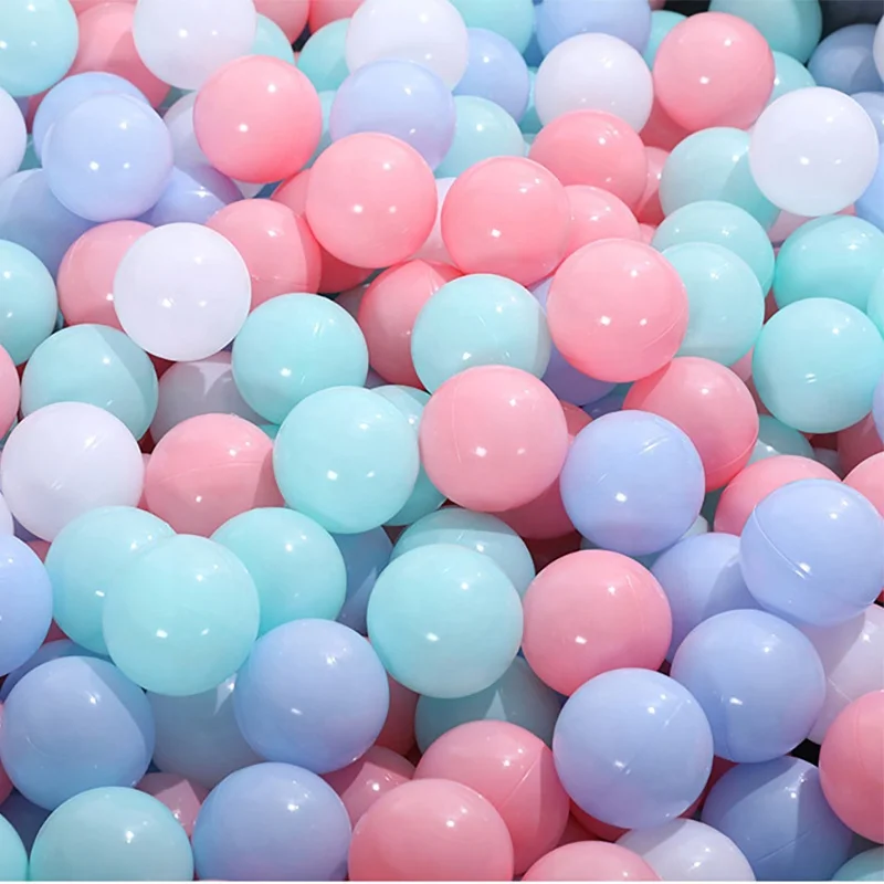 Cheap 50/100/150/200 PCS Eco-Friendly Colorful Ball Pit Soft Plastic Ocean Ball Water Pool Ocean Wave Toy Balls For Children