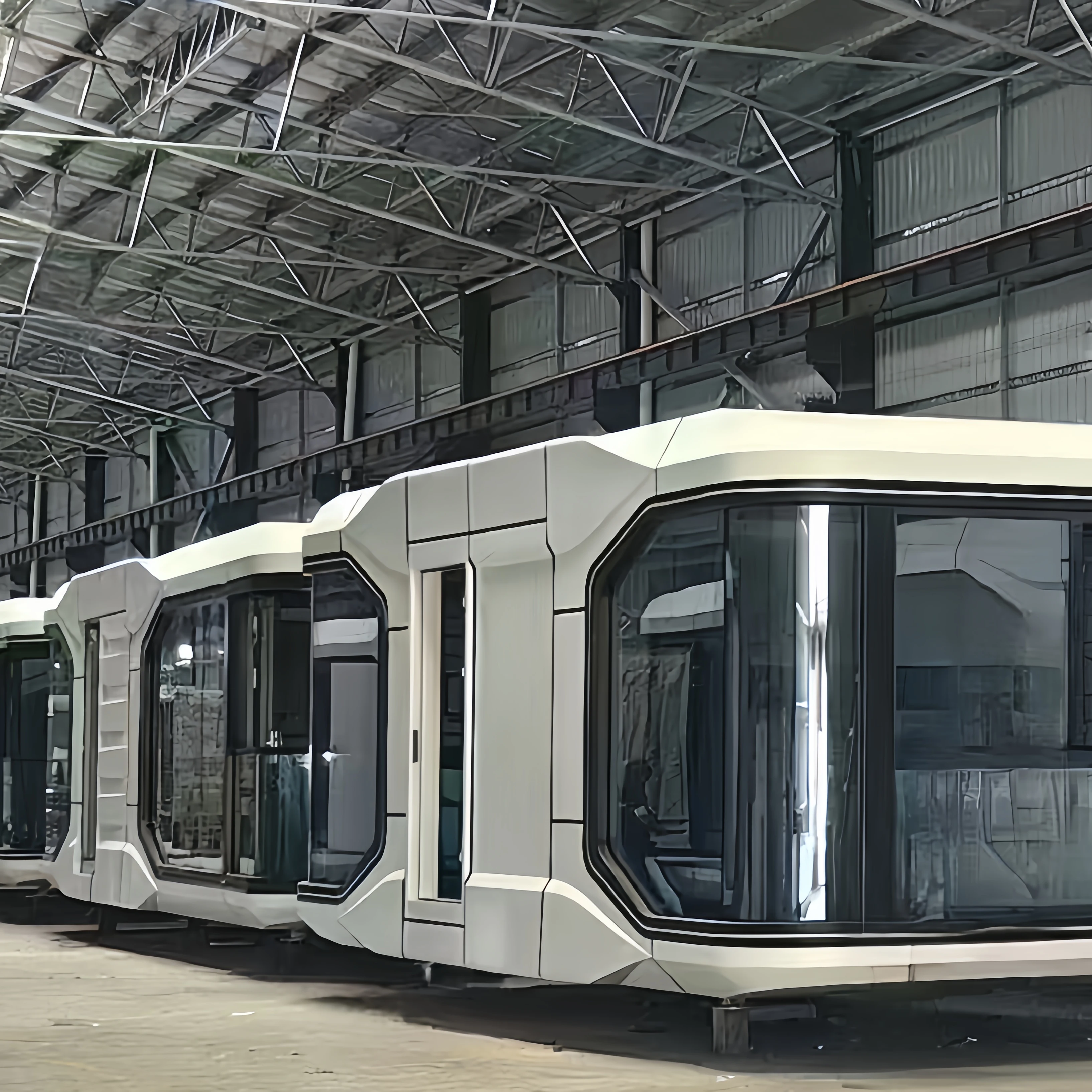 Оптовая продажа сборные крошечные дома яблоко кабина 40 футов домашний контейнер роскошный сборный дом капсула для Болгарии