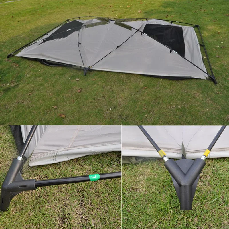 8-12 Persons Large Family Camping Tent  Double Layers Two Bedooms Outdoor Waterproof Portable Luxury Camping Tents