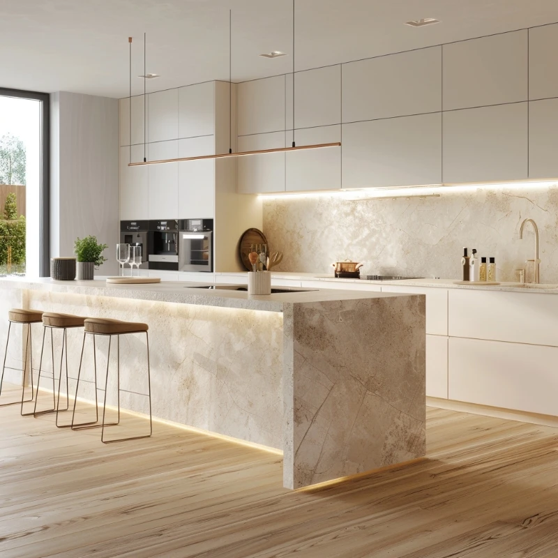 High-End Custom Modular Kitchen Wall Units Modern Design Home Laminate Kitchen Furniture Kitchen Cabinet