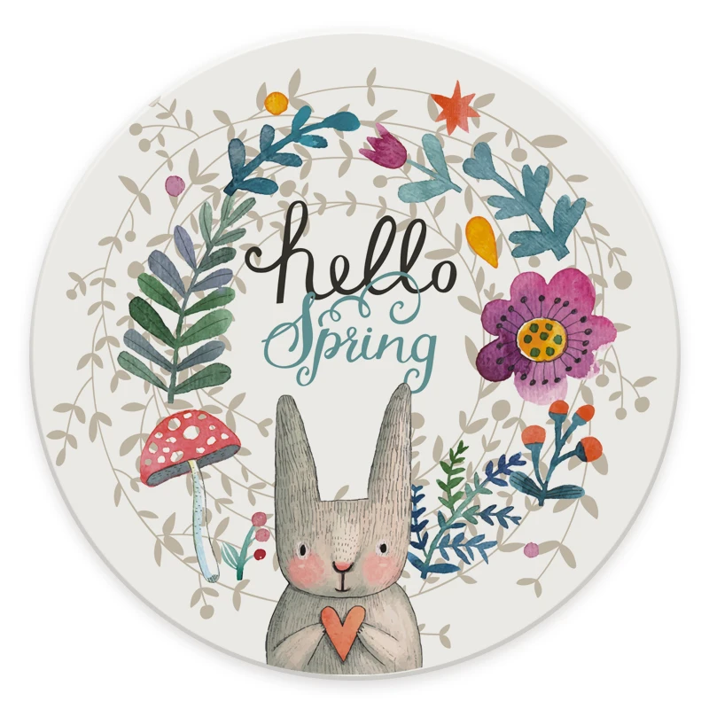 Round Diatomite Coasters With Cork Back Diatomaceous Earch Cup Coaster