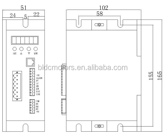 Высокой мощности 48v 1000w1200w 1500 Вт бесщеточным двигателем постоянного тока контроллер bldc мотор драйвер с зал или