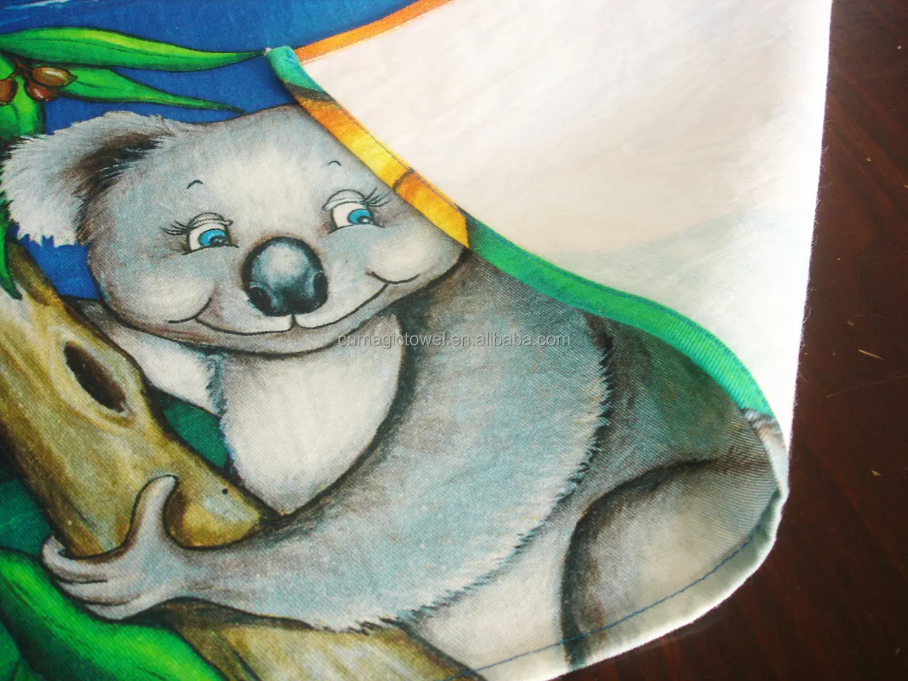 Online hotsale Australia design printed souvenir gift twill fabric quick cleaning dish cloth chef tea towel kitchen 100% cotton