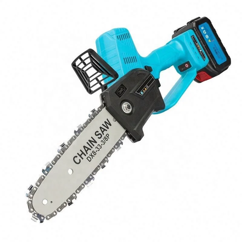 21V Battery Cordless Garden Wood Cutter Cutting  Lithium battery chainsaw for Wood Cutting