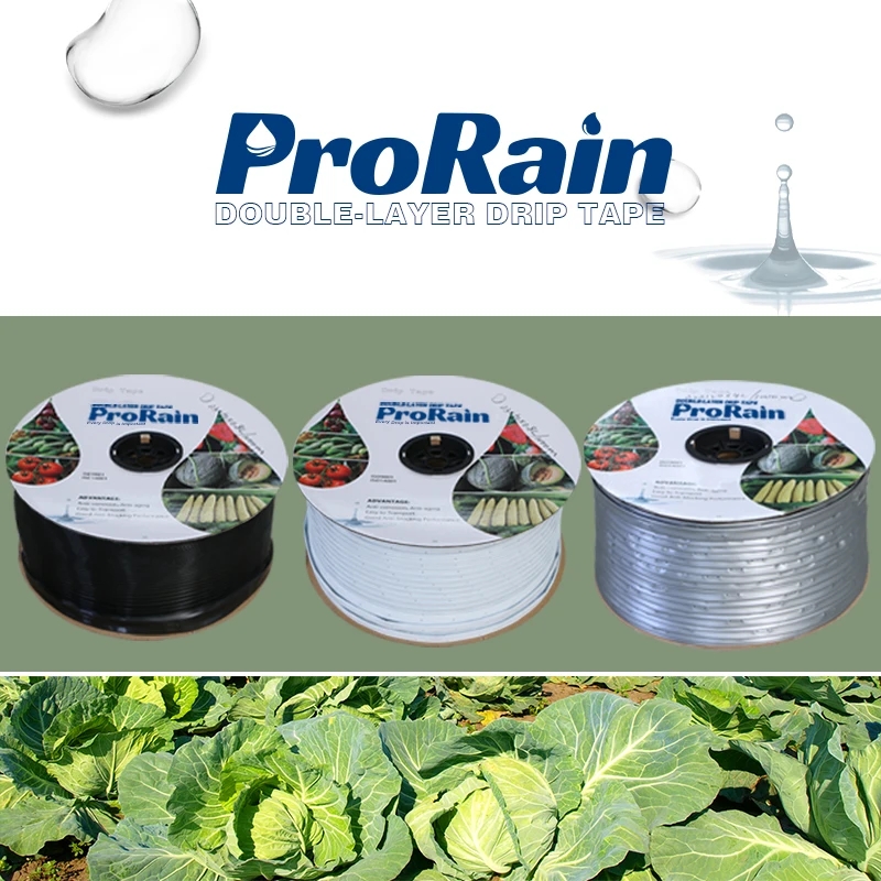 Drip irrigation with thicken 16mm drip tape pipe greenhouse vegetable patch style hose for agricultural irrigation system
