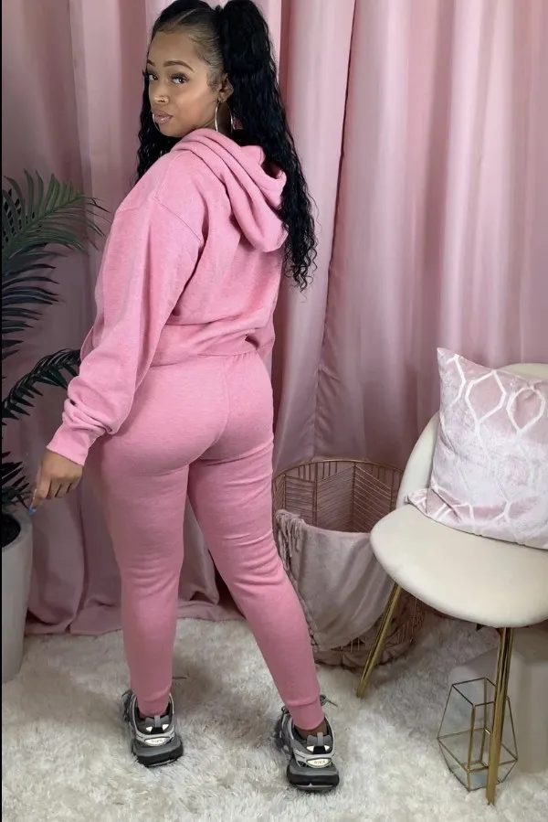 women jogging tracksuit womens custom fleece jogging suits women 2 piece jog set