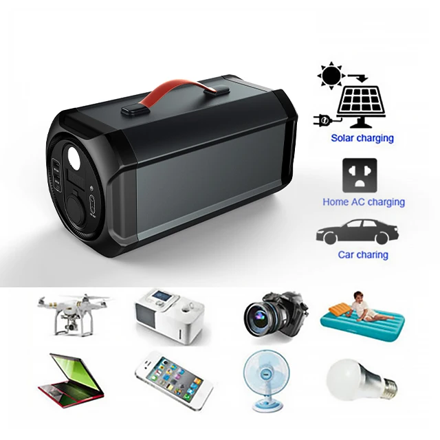 Outdoor power supply 500W Backup Lithium Battery Pure Sine Wave AC Outlet for Portable Power Station