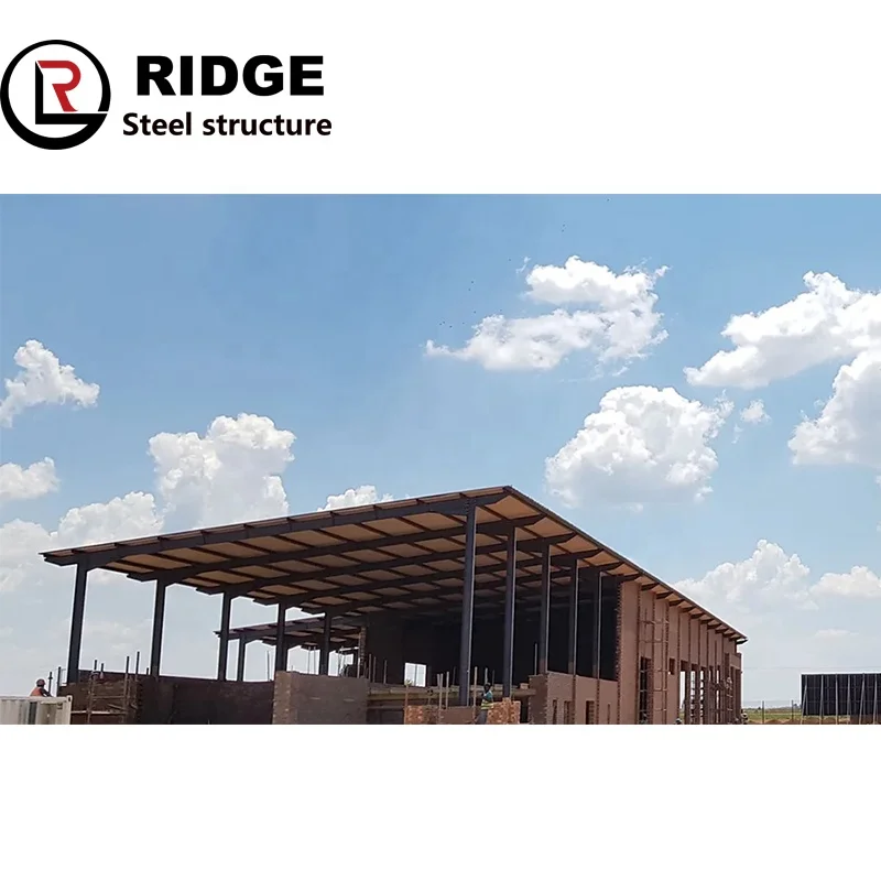 Pre Made Q355 H Steel Roof I Beams Design Easy Fabricated Workshop Galvanized Material