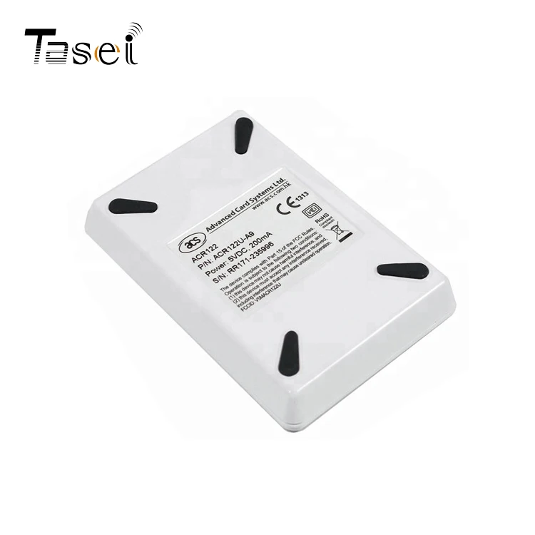Portable 13.56MHZ RFID ISO14443 USB Contactless Smart NFC Card Reader ACR122U