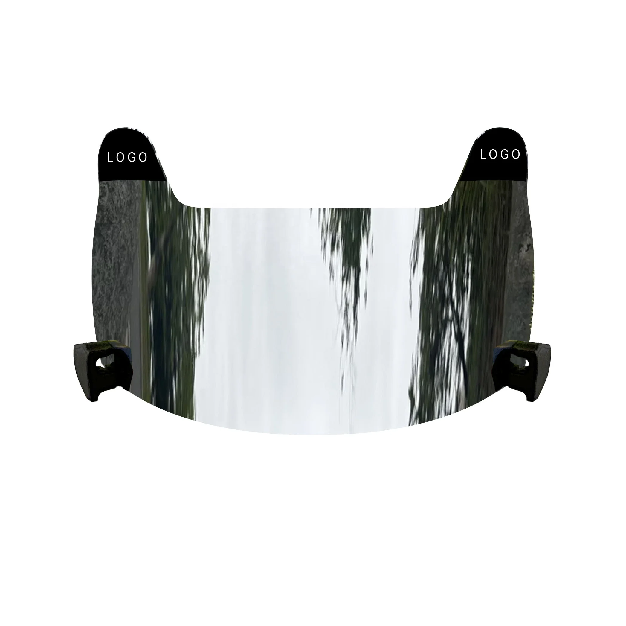 2024 New American Football Rugby Helmet Visor UV Goggles HD Lens Custom Logo Different Size Camber Eyeglass Wide Field of Vision
