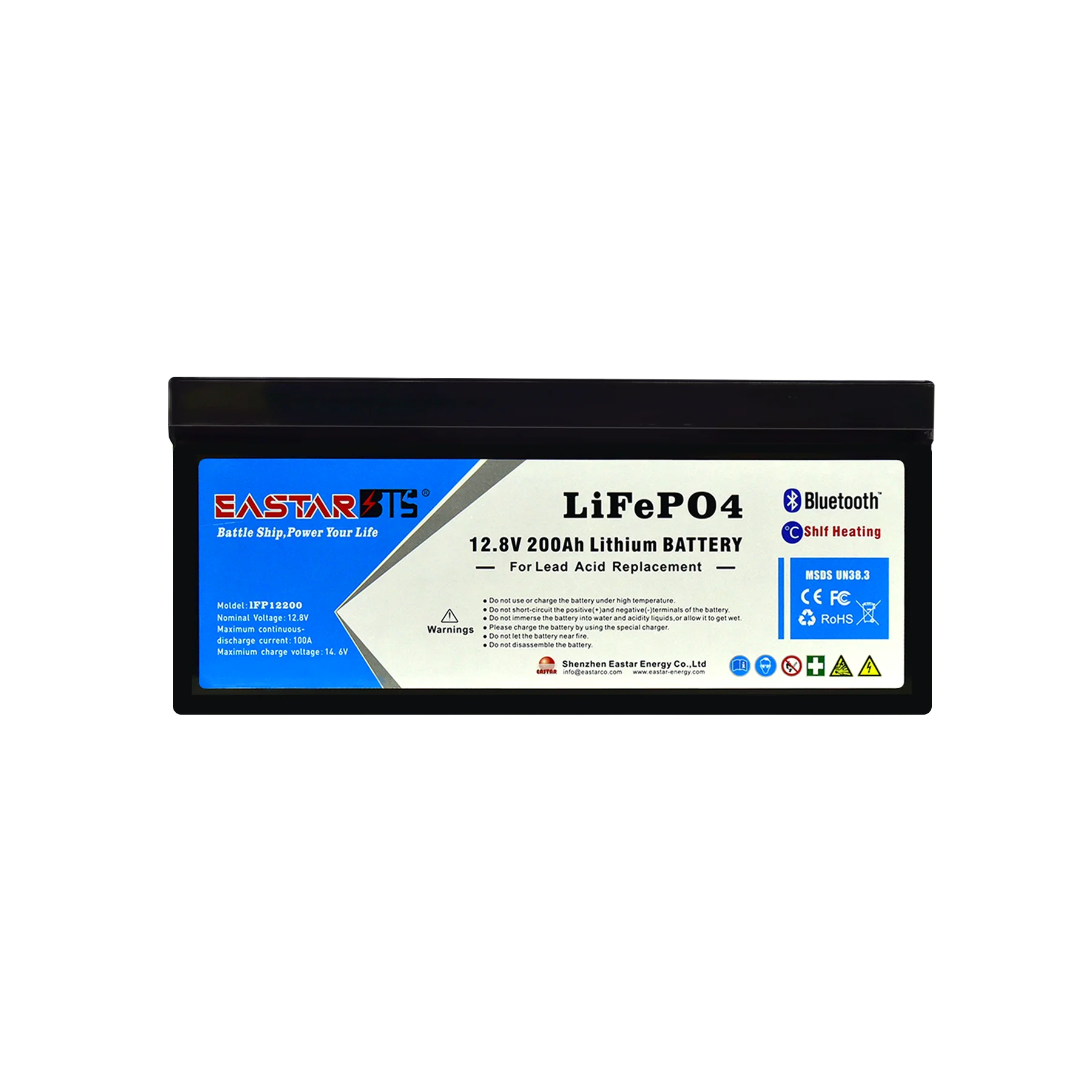 Аккумуляторная батарея Lifepo4 аккумулятор 12 В 200 А · ч Аккумулятор lifepo4