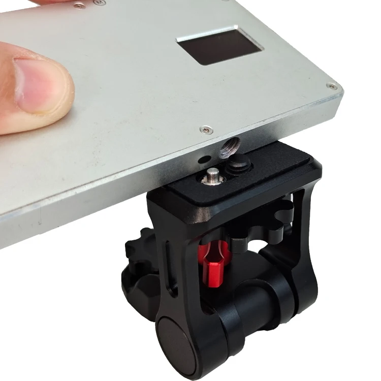 Locating Hole Monitor Mount Bracket Holder, Adjustable Metal Mount for Sony Canon DSLR Cameras Video Monitor