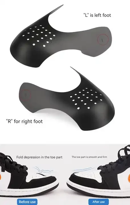 Plastic Anti-wrinkle Shoes Crease Protector Shoe Tree Toe Box Decreaser For Avoid Shoes Crease Indentation
