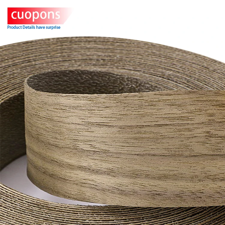 Toco 1mm 40mm 50mm Rubber Wooden Melamine Self Adhesive High Gloss Pvc Edge Banding Plastic Silver Color 2mm 3mm 10mm 19mm Thick