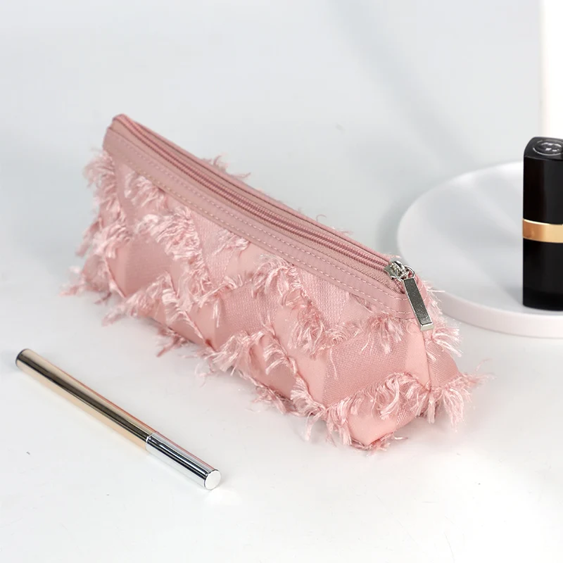 Factory Customized small Makeup Organizer Waterproof Travel Ladies Cosmetics Polyester Cosmetic Bag