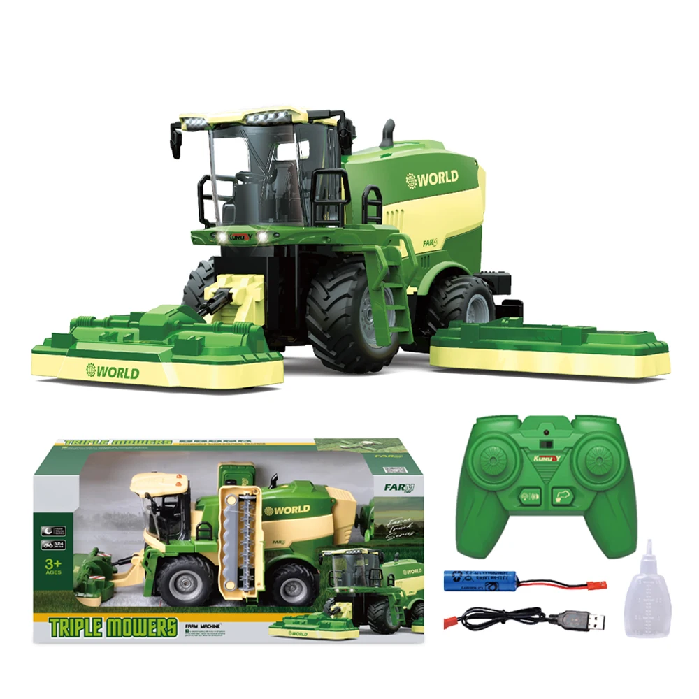 1:24 lawn mower children playgift 6channel rc truck tractor juguete